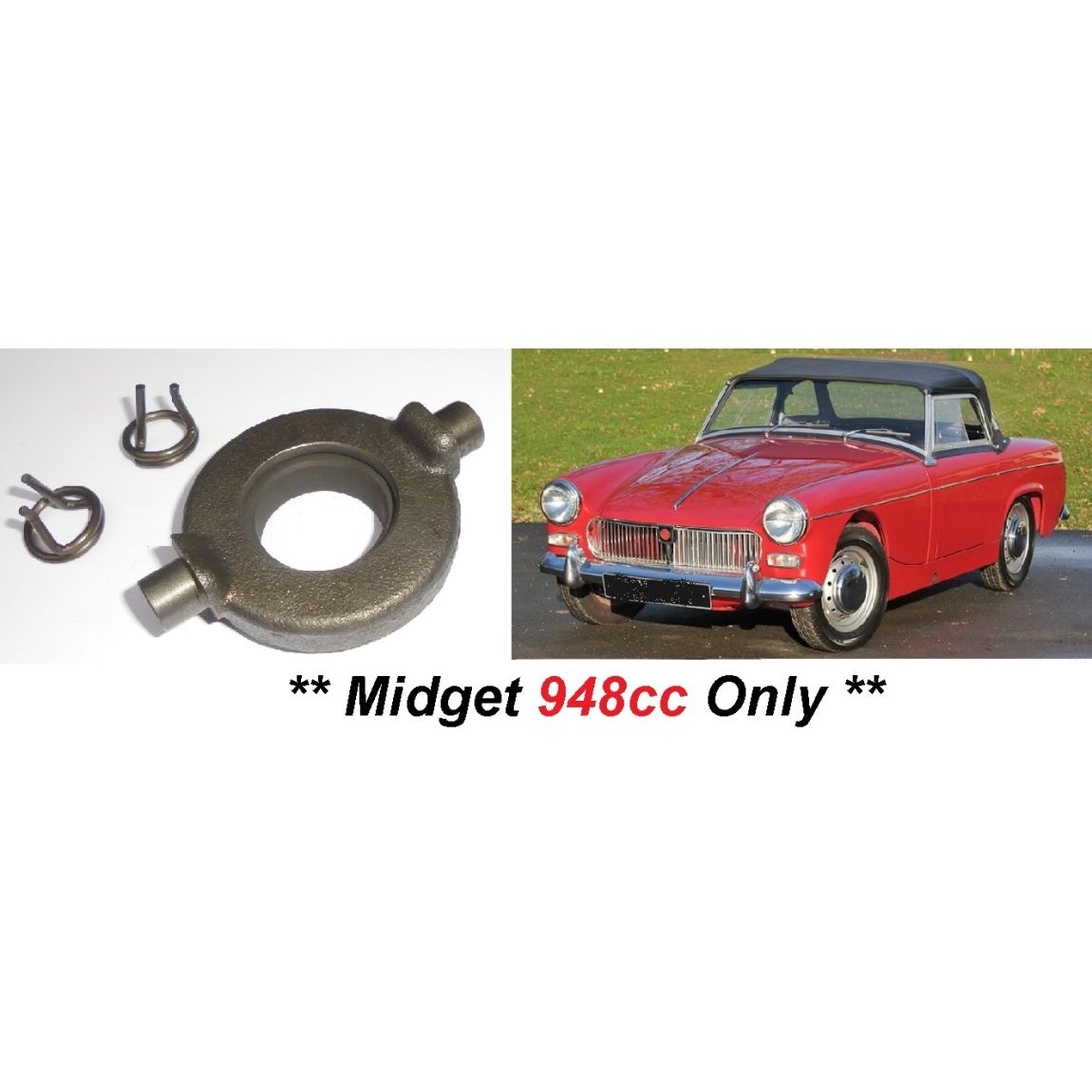 CLUTCH RELEASE THRUST BEARING (MG Midget Mk1) (948cc) (1961- Oct 62 Only) 